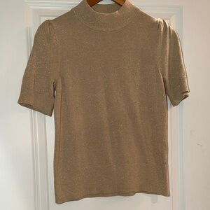 MICHAEL Michael Kors Gold Short Sleeve Top